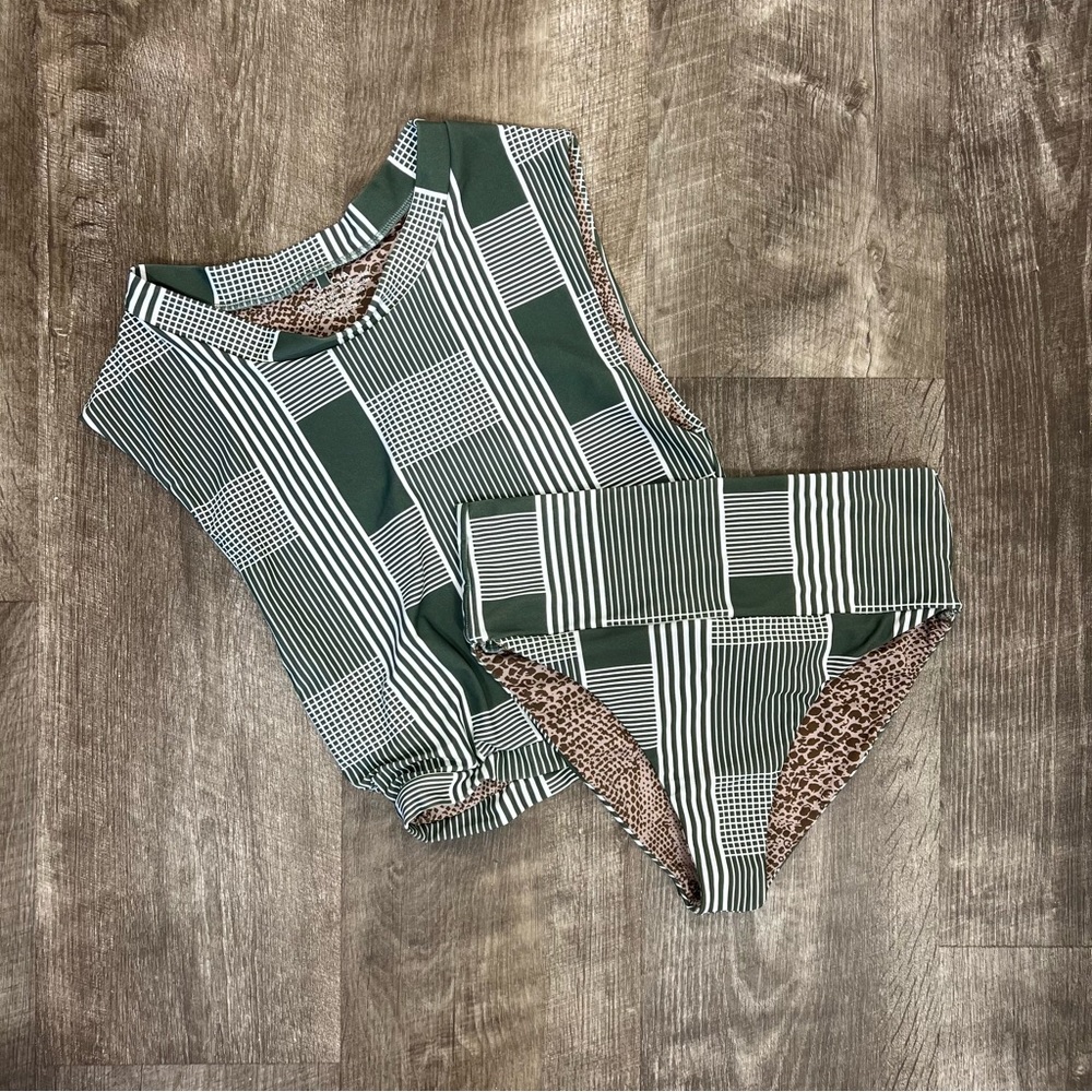 Acacia Green Elliot Costa Surf Top & Mateo Bottoms